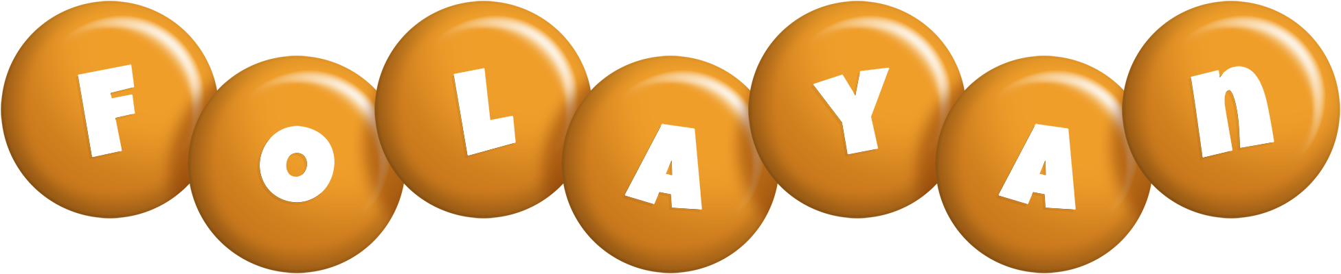 Folayan candy-orange logo