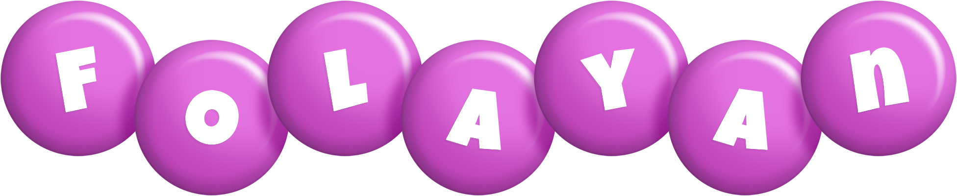 Folayan candy-purple logo