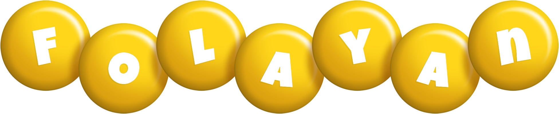 Folayan candy-yellow logo