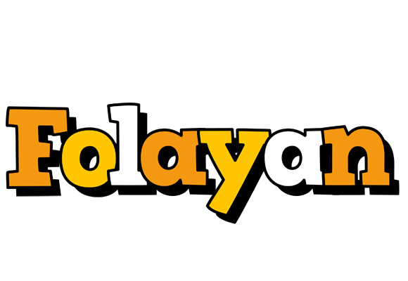 Folayan cartoon logo