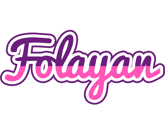 Folayan cheerful logo