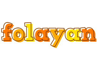 Folayan desert logo