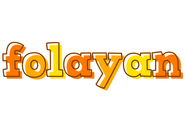 Folayan desert logo