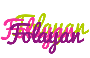 Folayan flowers logo