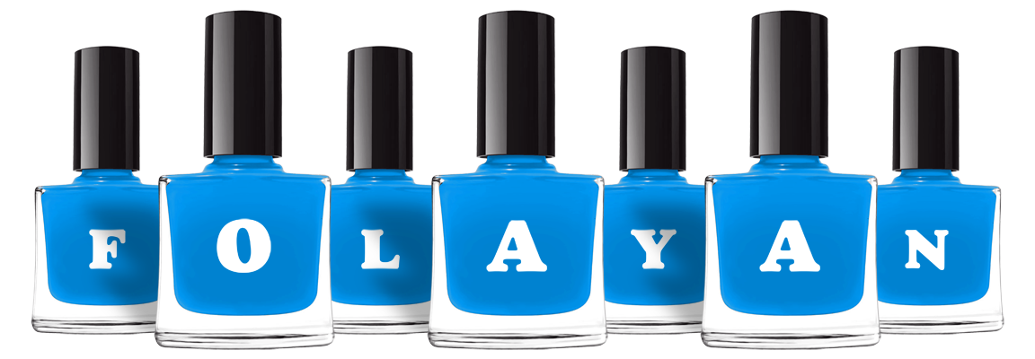 Folayan glossy logo