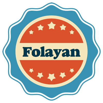 Folayan labels logo