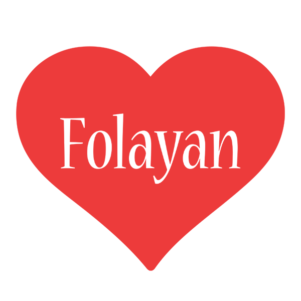 Folayan love logo