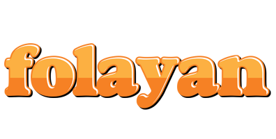 Folayan orange logo