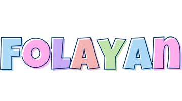 Folayan pastel logo