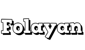 Folayan snowing logo