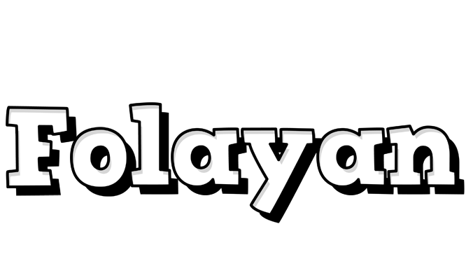 Folayan snowing logo
