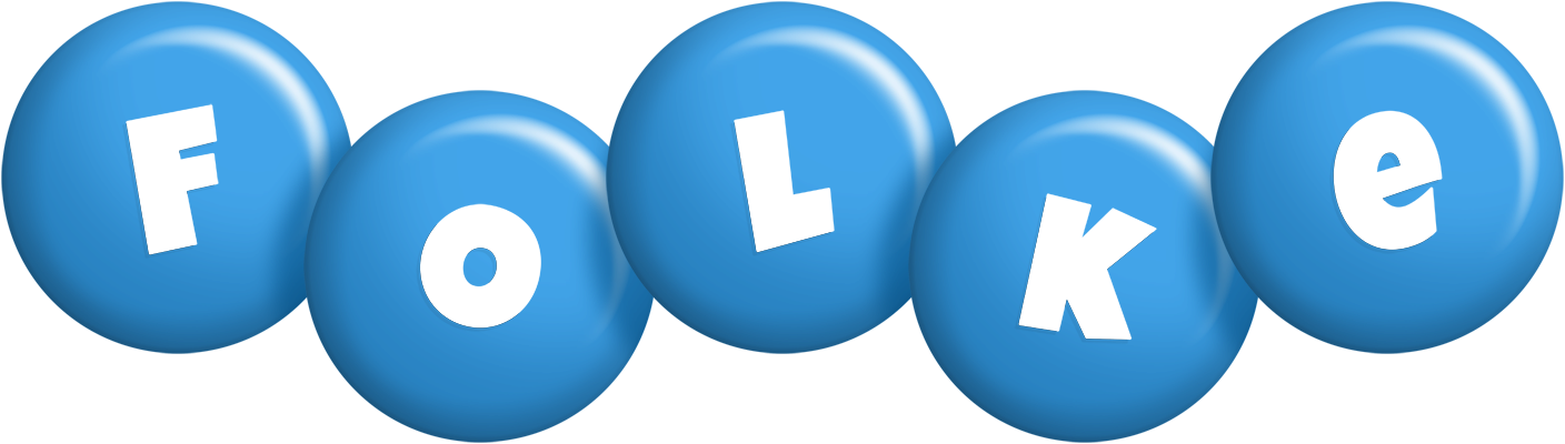 Folke candy-blue logo