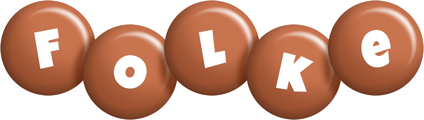 Folke candy-brown logo