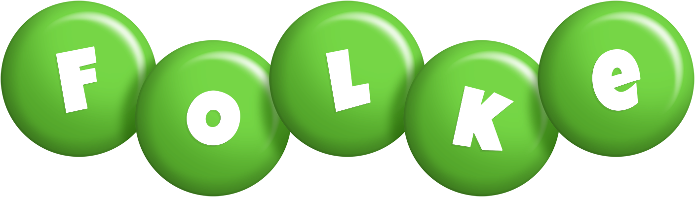 Folke candy-green logo