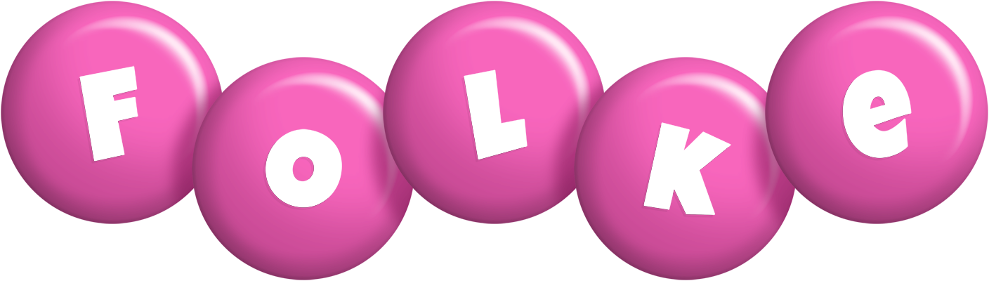 Folke candy-pink logo