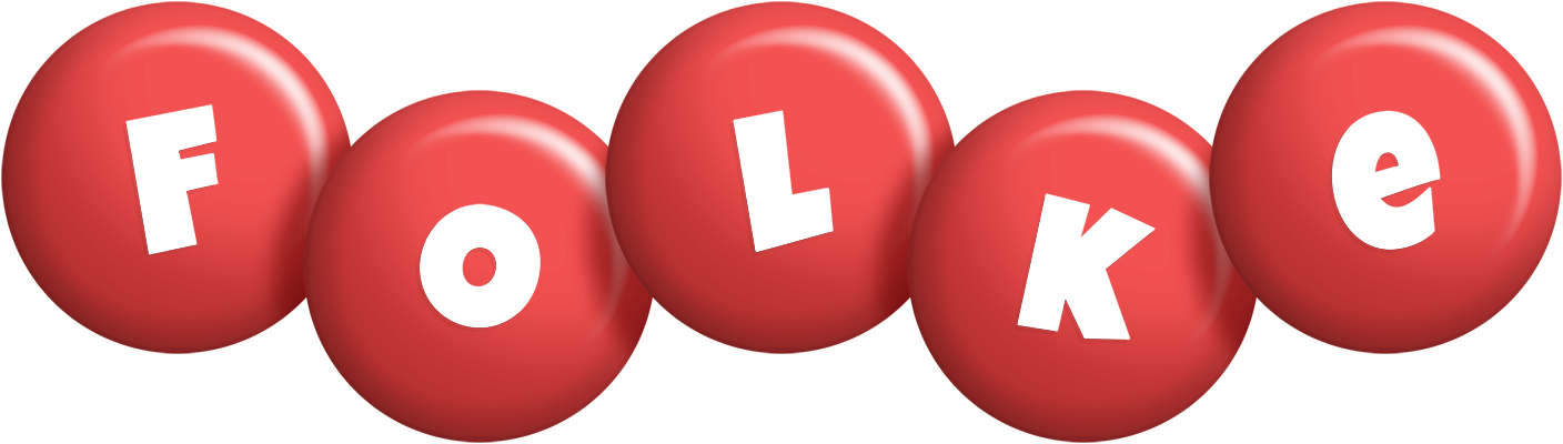 Folke candy-red logo