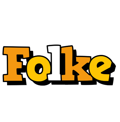Folke cartoon logo