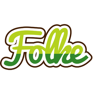 Folke golfing logo