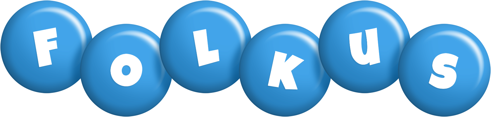 Folkus candy-blue logo