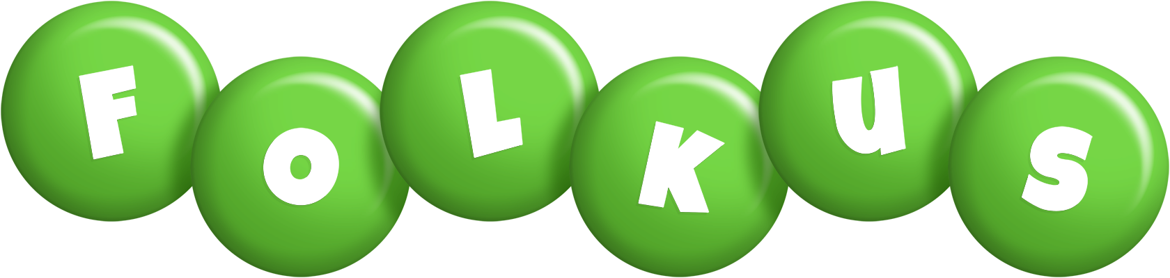 Folkus candy-green logo