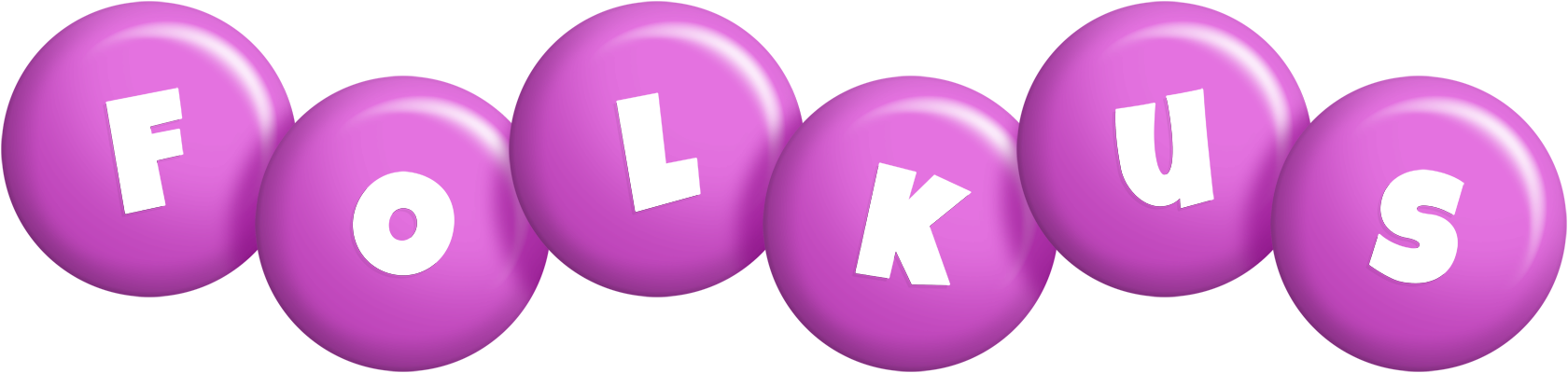 Folkus candy-purple logo