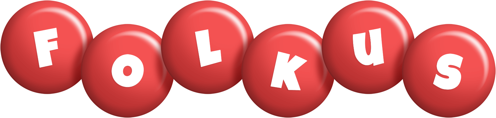 Folkus candy-red logo