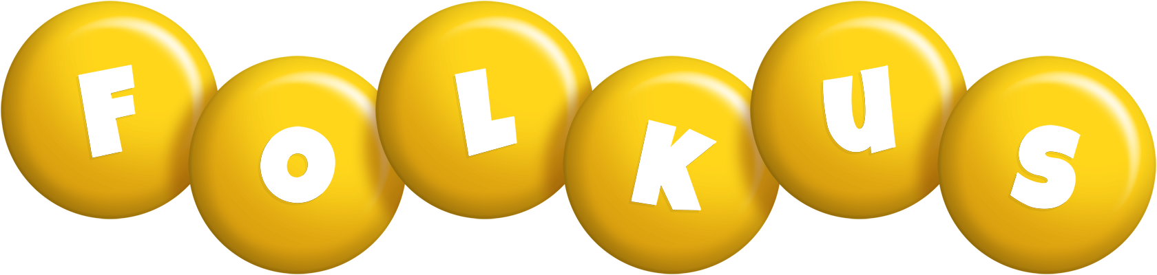 Folkus candy-yellow logo