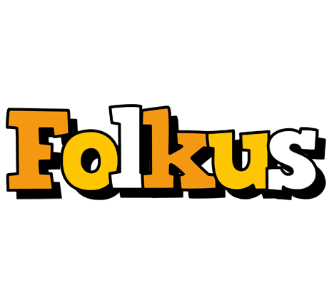 Folkus cartoon logo