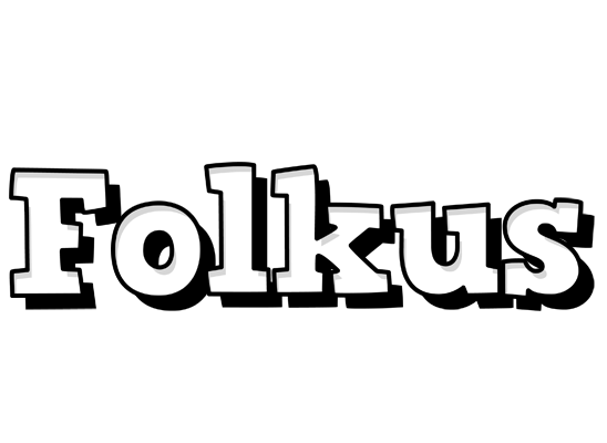 Folkus snowing logo