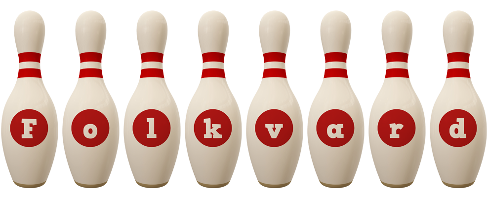 Folkvard bowling-pin logo