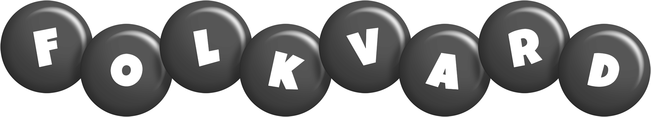 Folkvard candy-black logo