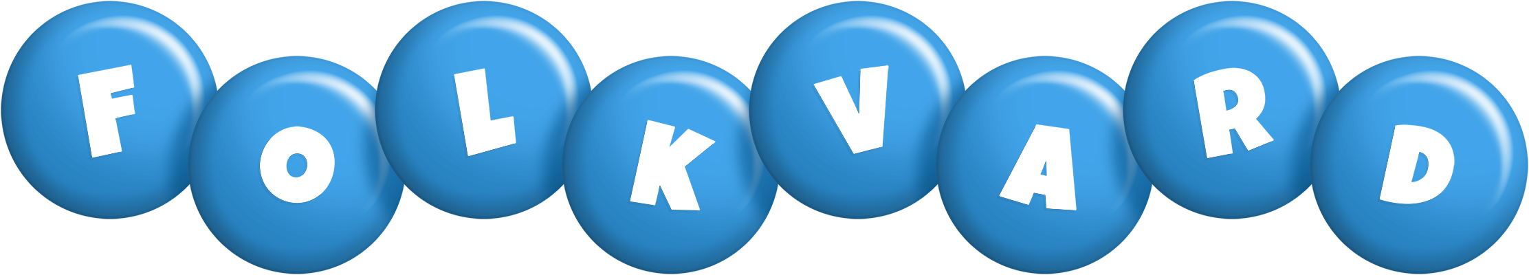 Folkvard candy-blue logo