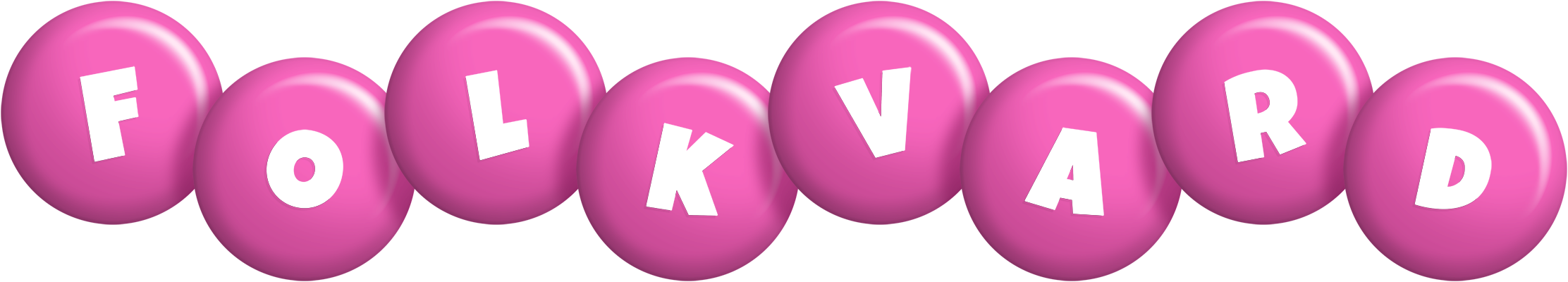 Folkvard candy-pink logo