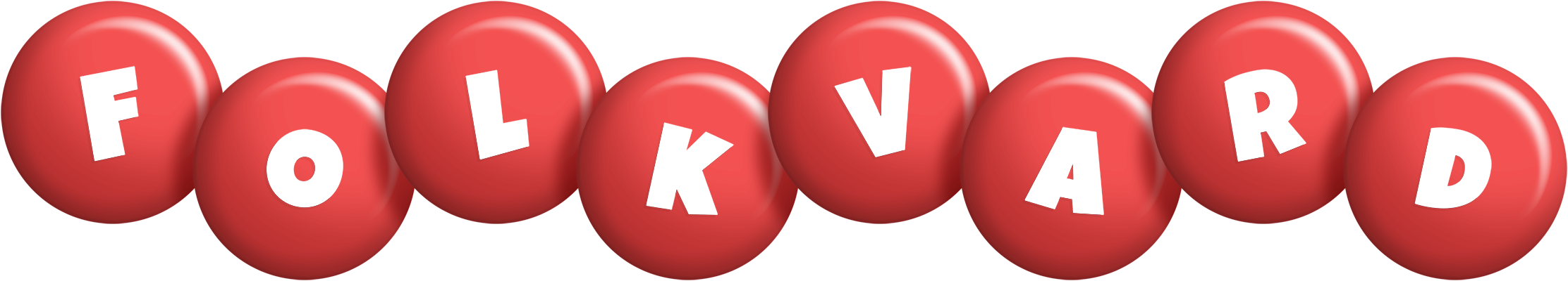 Folkvard candy-red logo