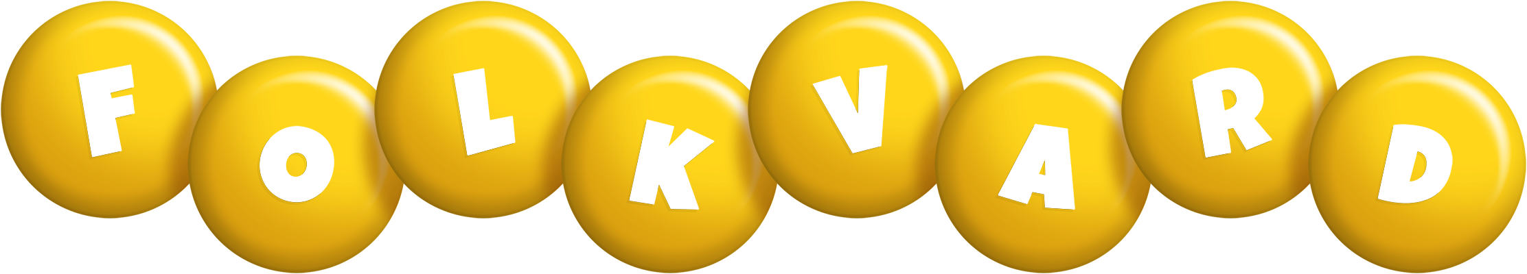 Folkvard candy-yellow logo