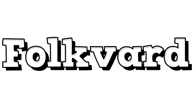 Folkvard snowing logo