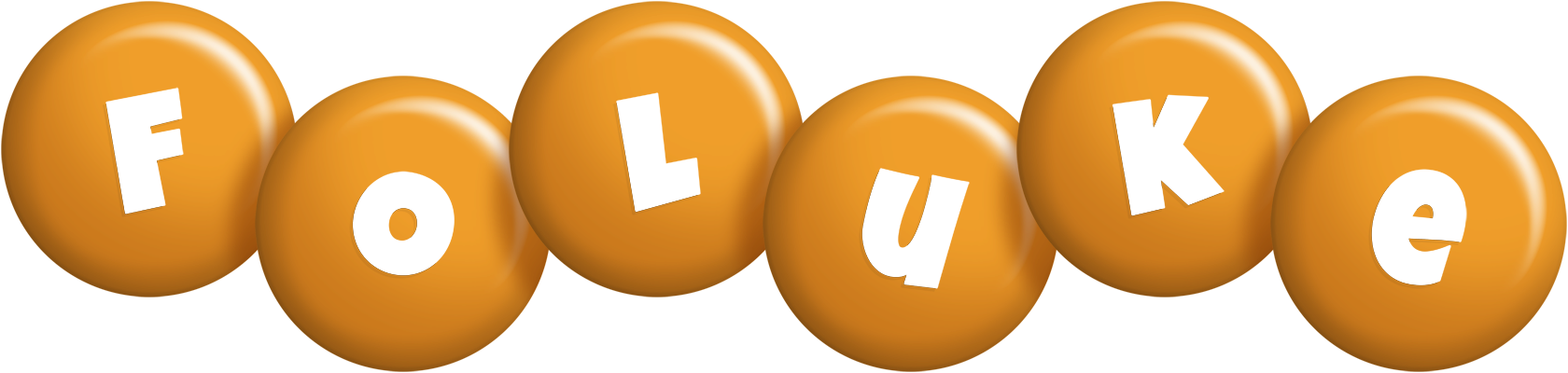 Foluke candy-orange logo