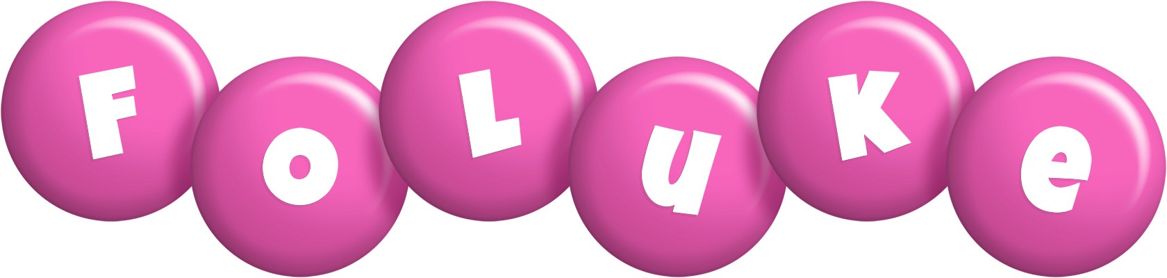 Foluke candy-pink logo
