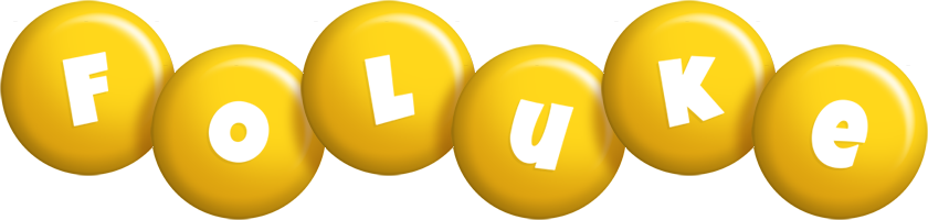 Foluke candy-yellow logo
