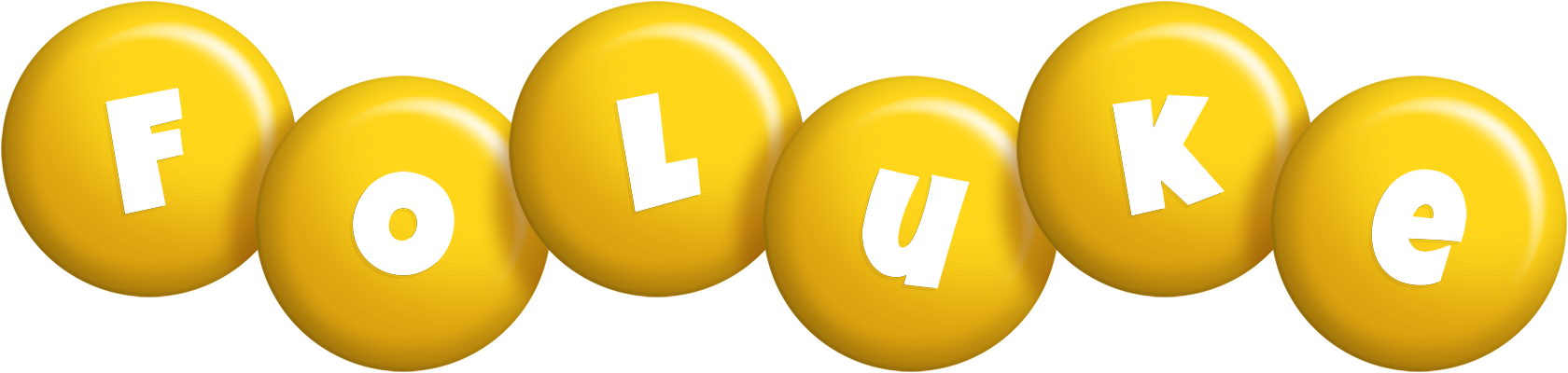 Foluke candy-yellow logo