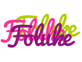Foluke flowers logo