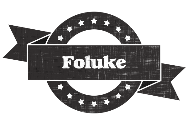Foluke grunge logo