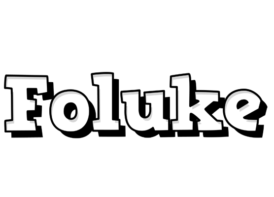 Foluke snowing logo