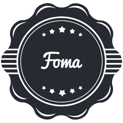 Foma badge logo