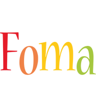 Foma birthday logo