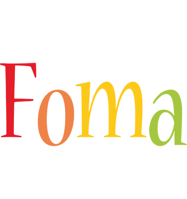 Foma birthday logo