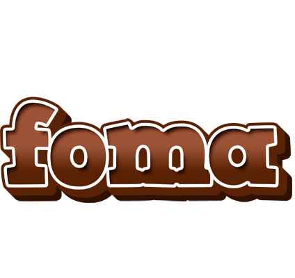 Foma brownie logo