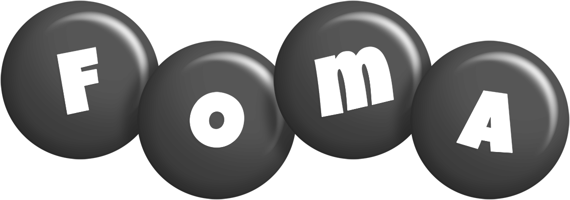 Foma candy-black logo