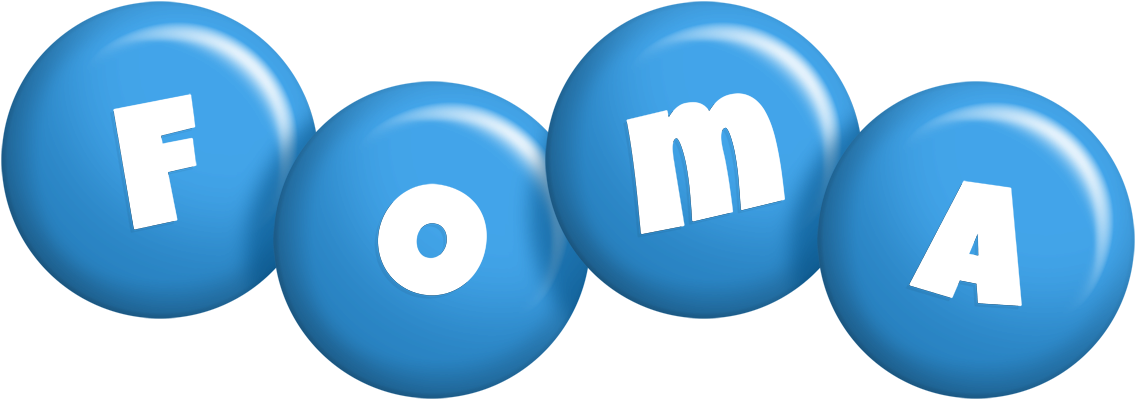 Foma candy-blue logo