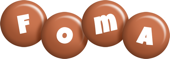 Foma candy-brown logo